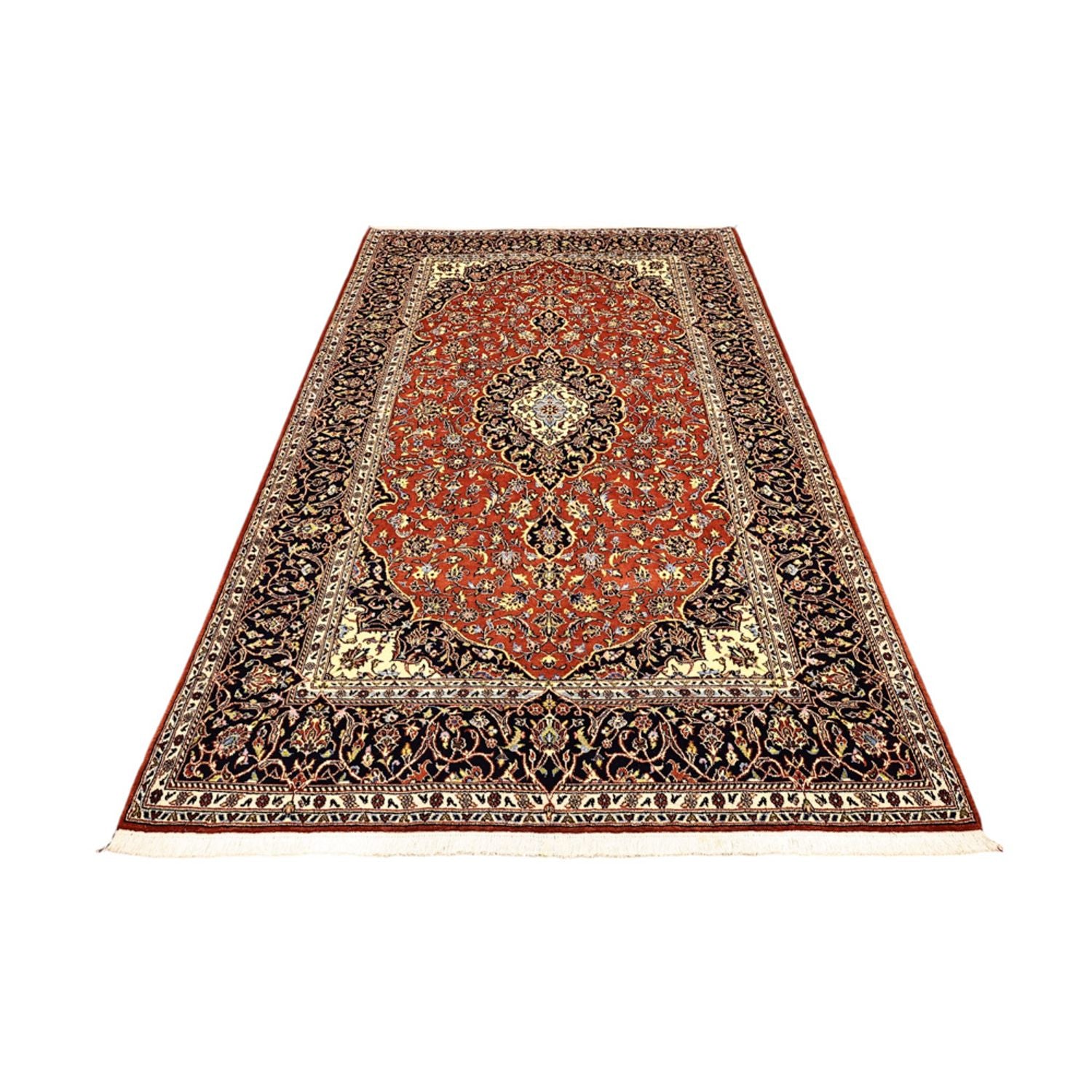 Perserteppich - Keshan - 215 x 138 cm - terrakotta