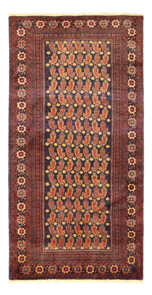 Läufer Belutsch - 190 x 98 cm - dunkelrot