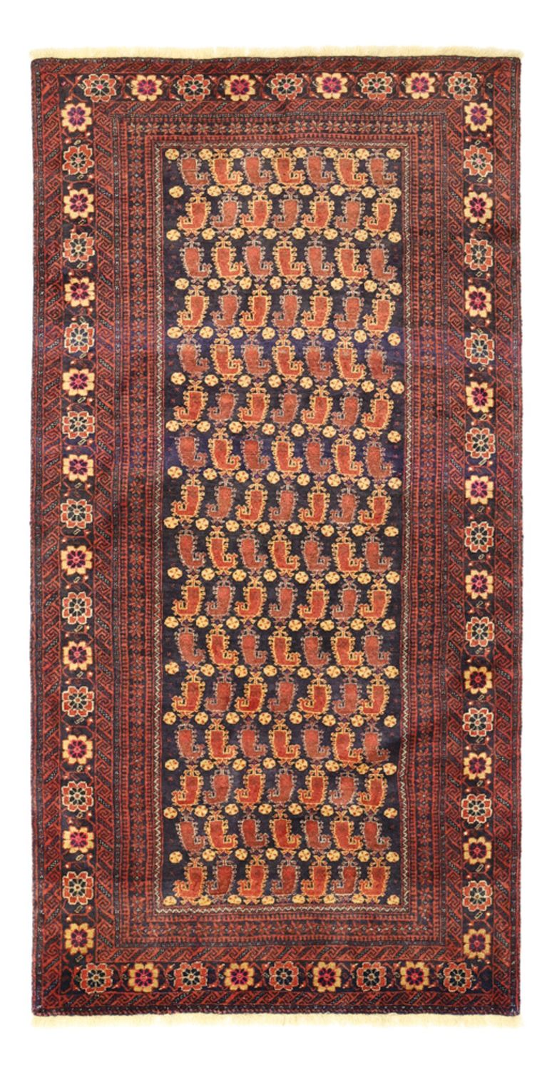 Läufer Belutsch - 190 x 98 cm - dunkelrot