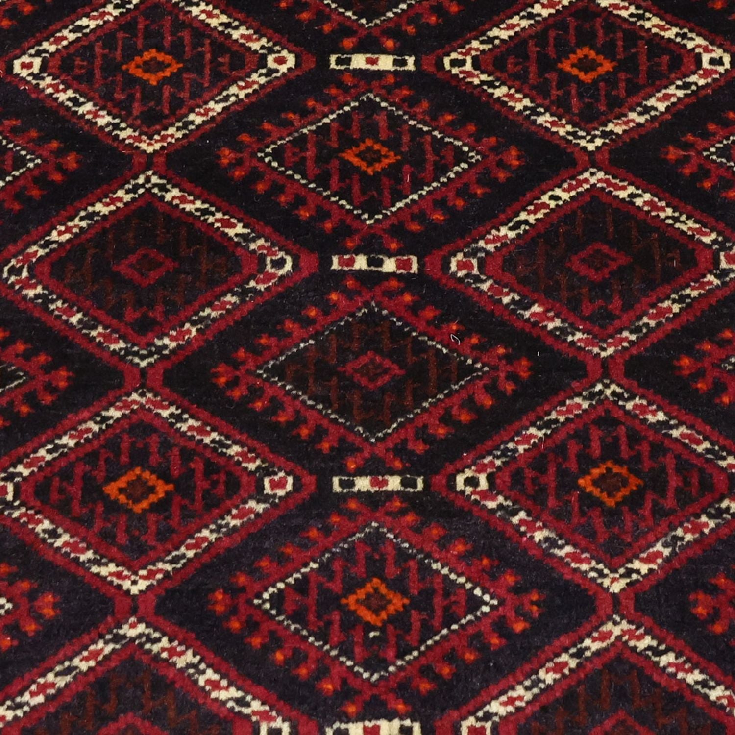 Läufer Belutsch - 190 x 103 cm - dunkelrot