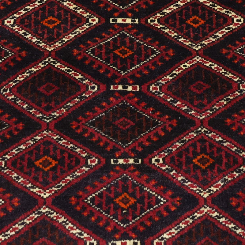 Läufer Belutsch - 190 x 103 cm - dunkelrot