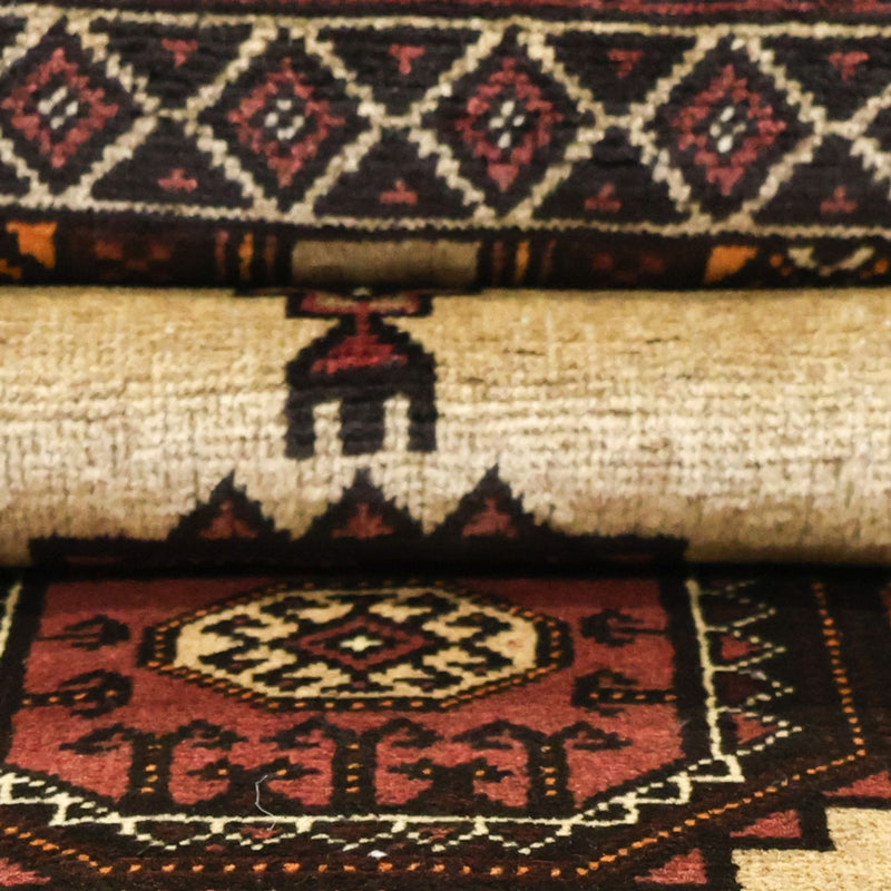 Belutsch Teppich - 189 x 105 cm - beige