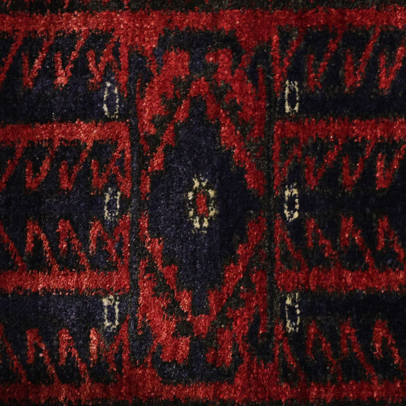 Läufer Belutsch - 188 x 99 cm - dunkelrot