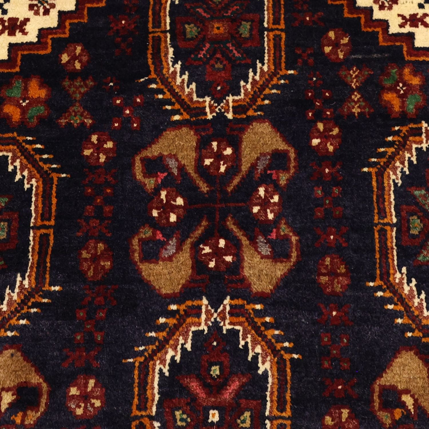 Belutsch Teppich - 210 x 115 cm - dunkelrot