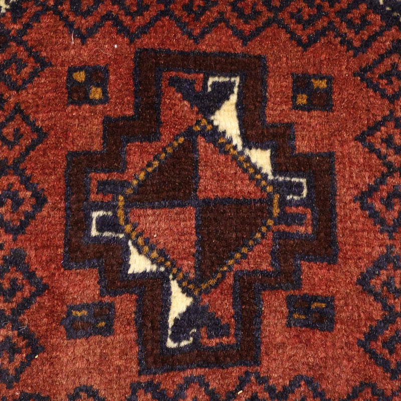 Läufer Belutsch - 198 x 98 cm - dunkelrot