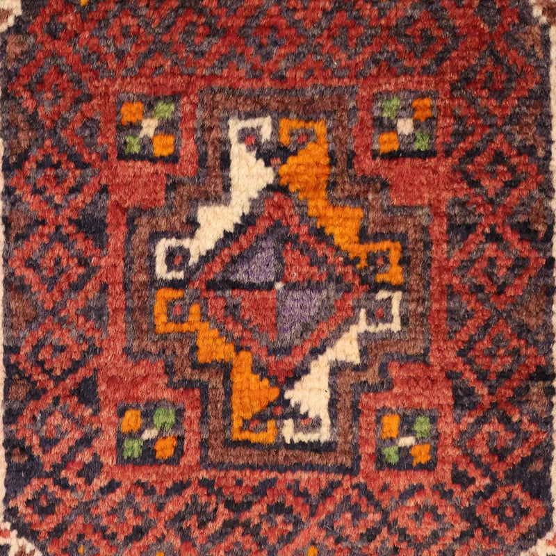 Läufer Belutsch - 194 x 98 cm - dunkelrot