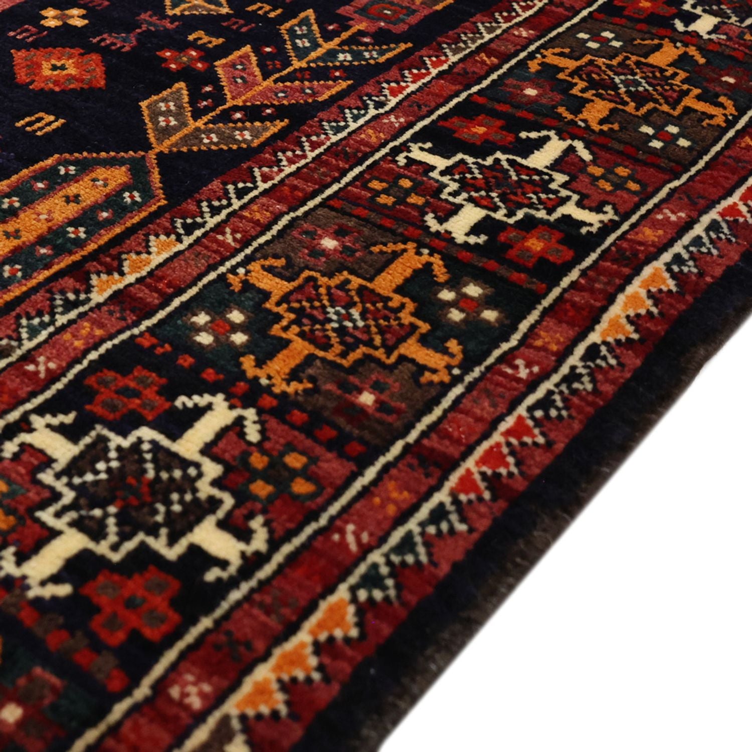 Läufer Belutsch - 251 x 128 cm - dunkelrot