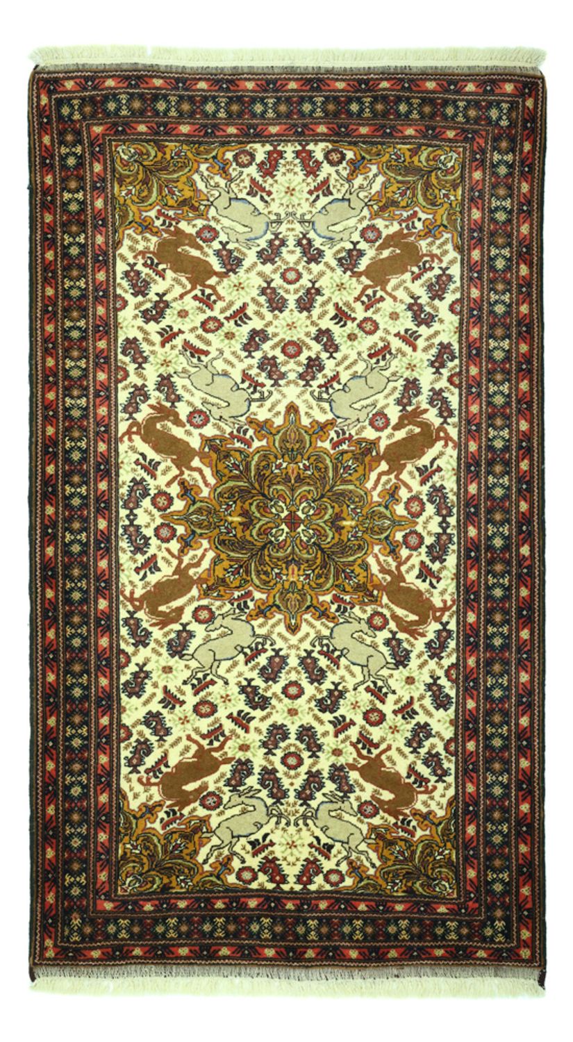 Belutsch Teppich - 192 x 112 cm - hellgrün