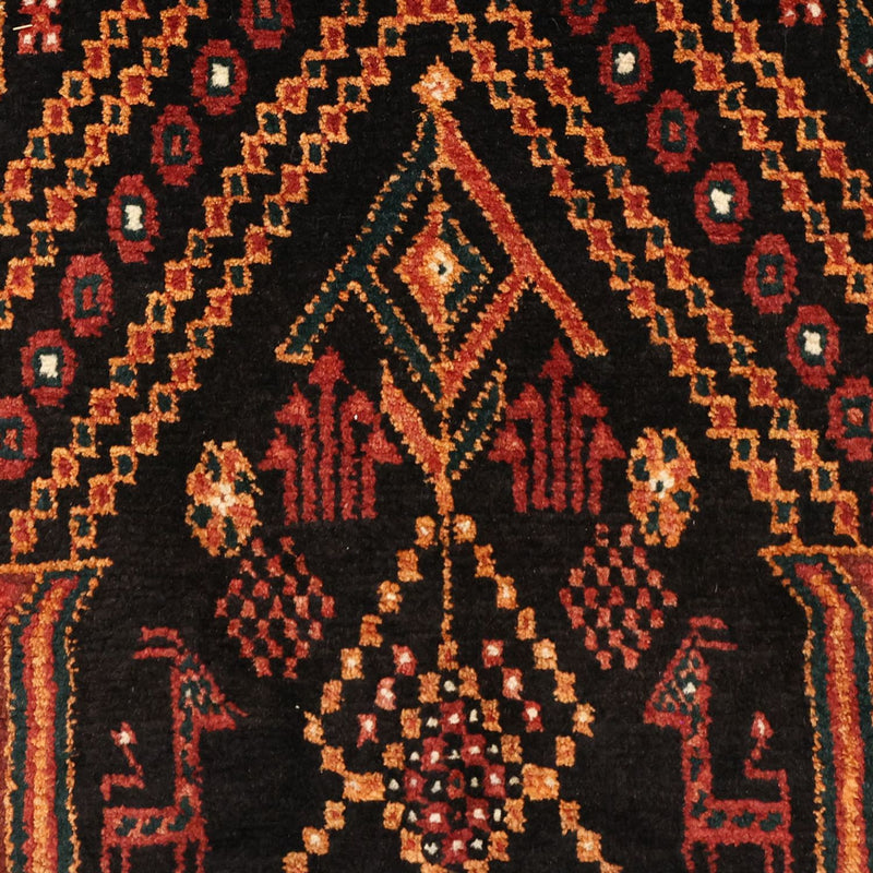 Belutsch Teppich - 219 x 119 cm - dunkelrot
