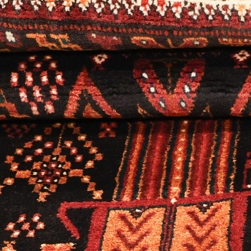 Belutsch Teppich - 219 x 119 cm - dunkelrot