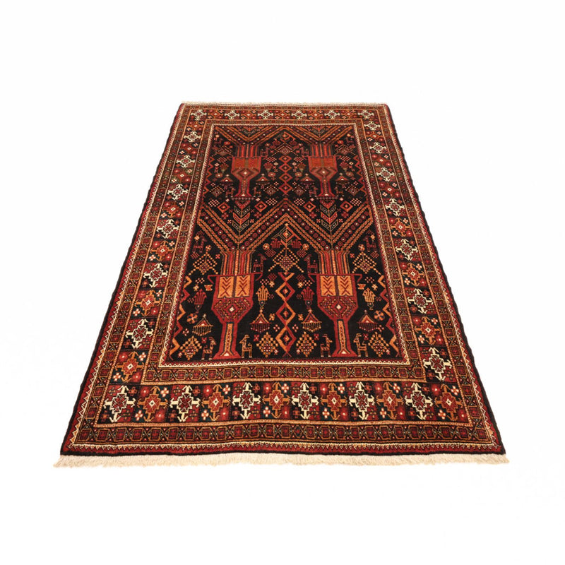 Belutsch Teppich - 219 x 119 cm - dunkelrot