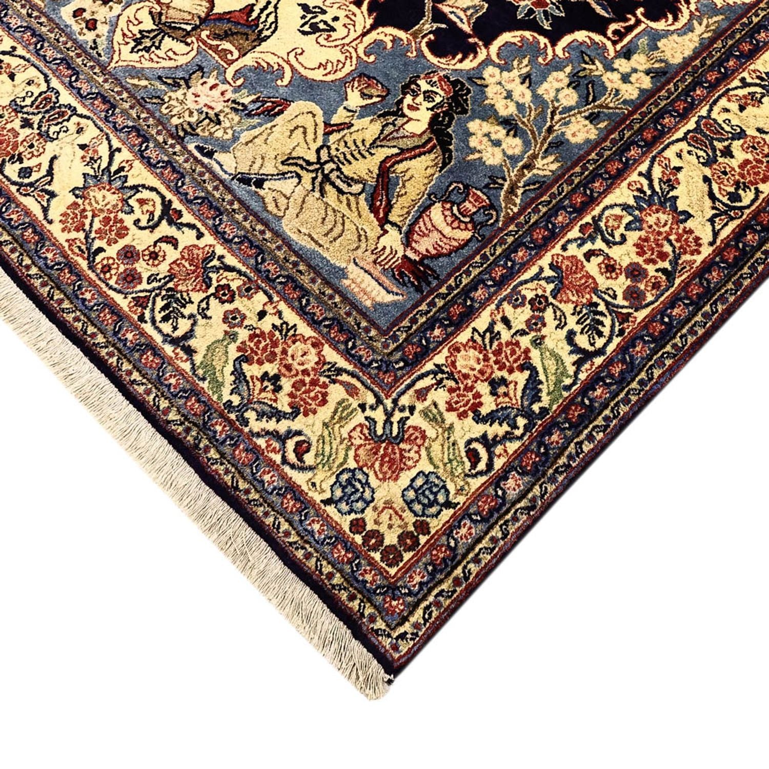 Perserteppich - Täbriz - 197 x 136 cm - mehrfarbig