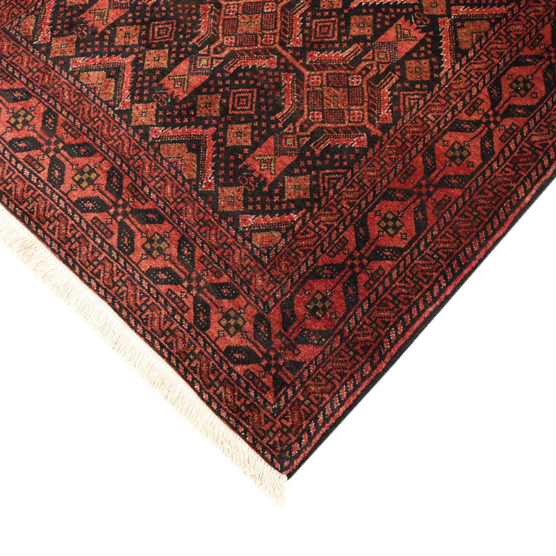 Läufer Belutsch - 205 x 105 cm - dunkelrot
