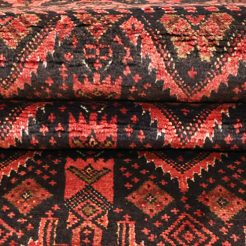 Läufer Belutsch - 205 x 105 cm - dunkelrot