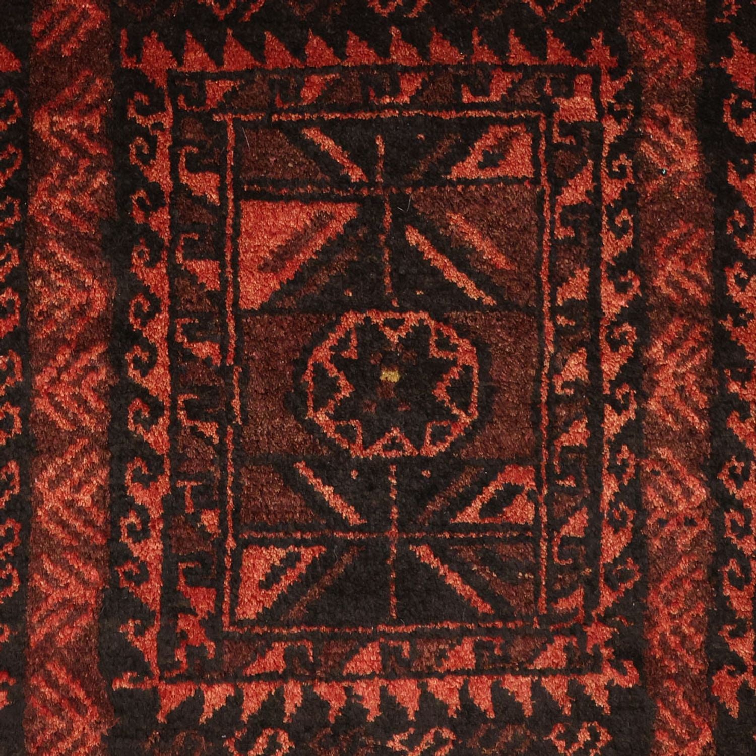 Belutsch Teppich - 205 x 117 cm - dunkelrot