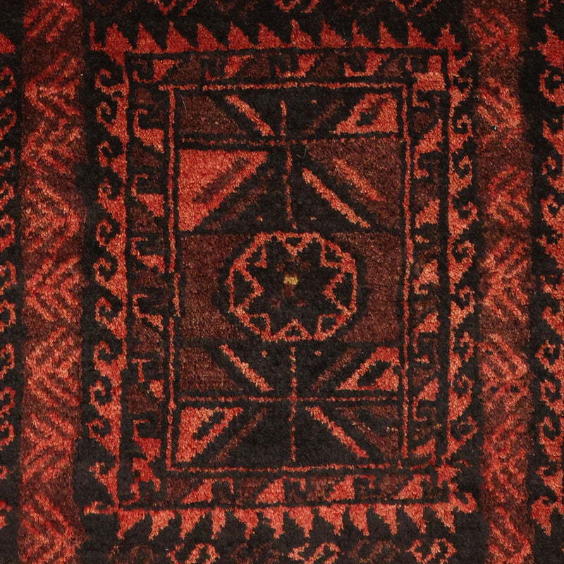 Belutsch Teppich - 205 x 117 cm - dunkelrot