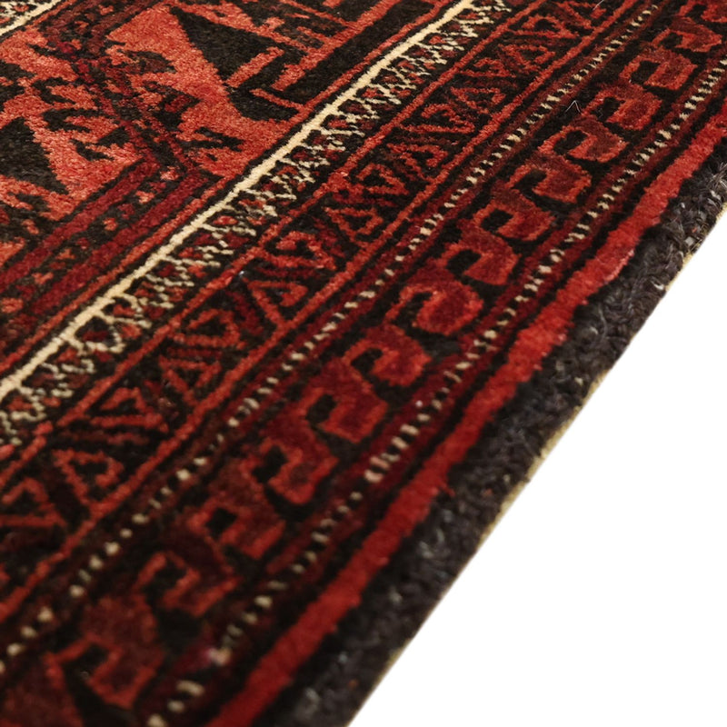 Belutsch Teppich - 188 x 113 cm - dunkelrot