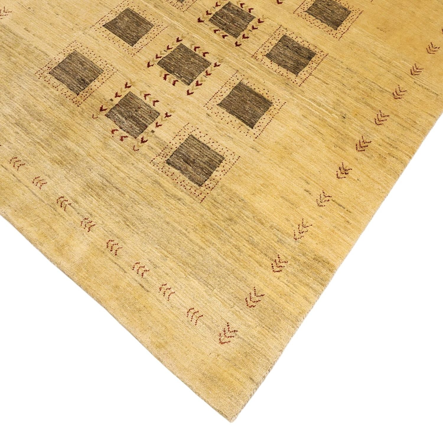 Gabbeh Teppich - Kaschkuli Perser - 190 x 116 cm - beige