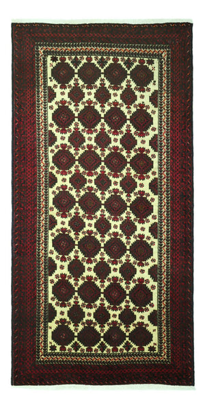 Läufer Belutsch - 193 x 99 cm - mehrfarbig