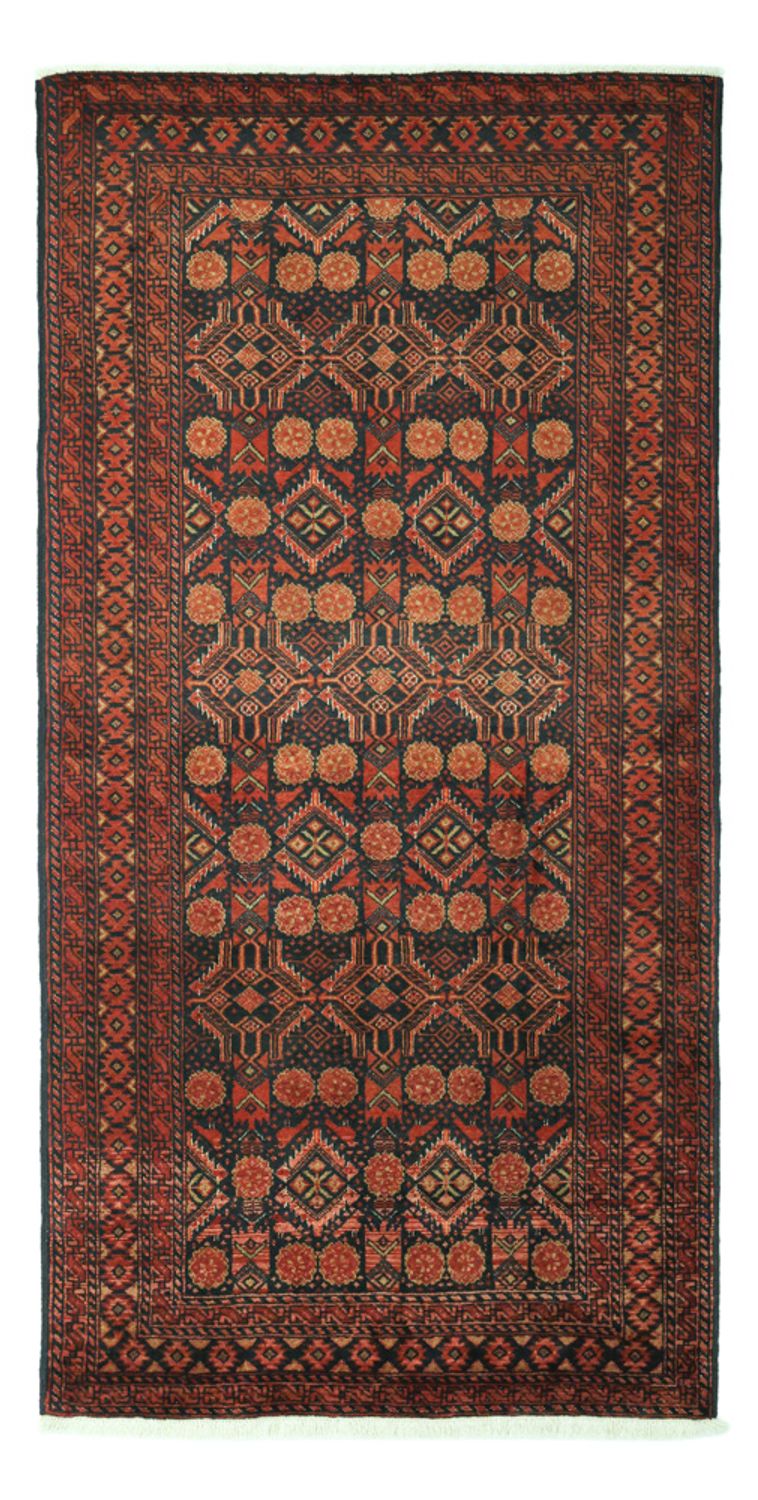 Läufer Belutsch - 198 x 102 cm - dunkelrot