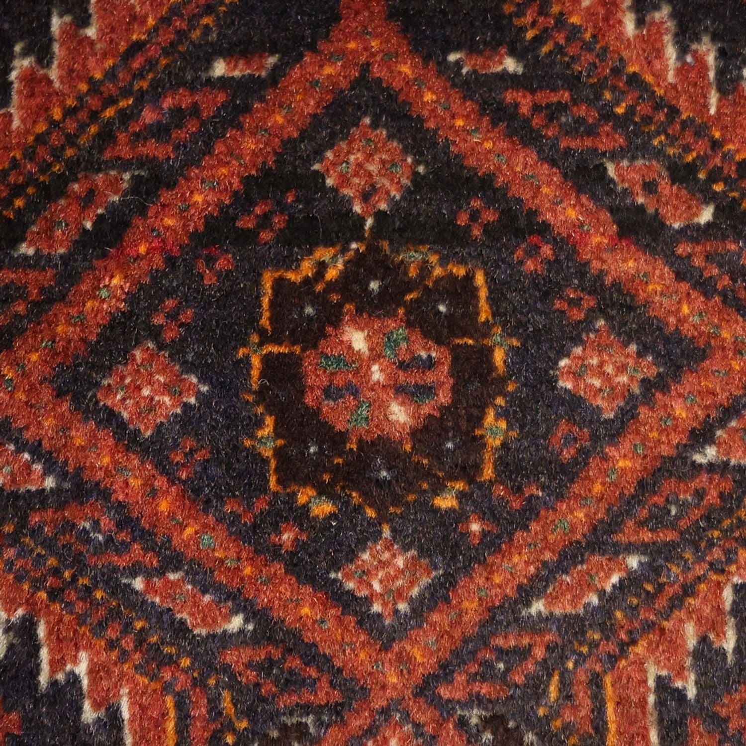 Läufer Belutsch - 194 x 97 cm - dunkelrot