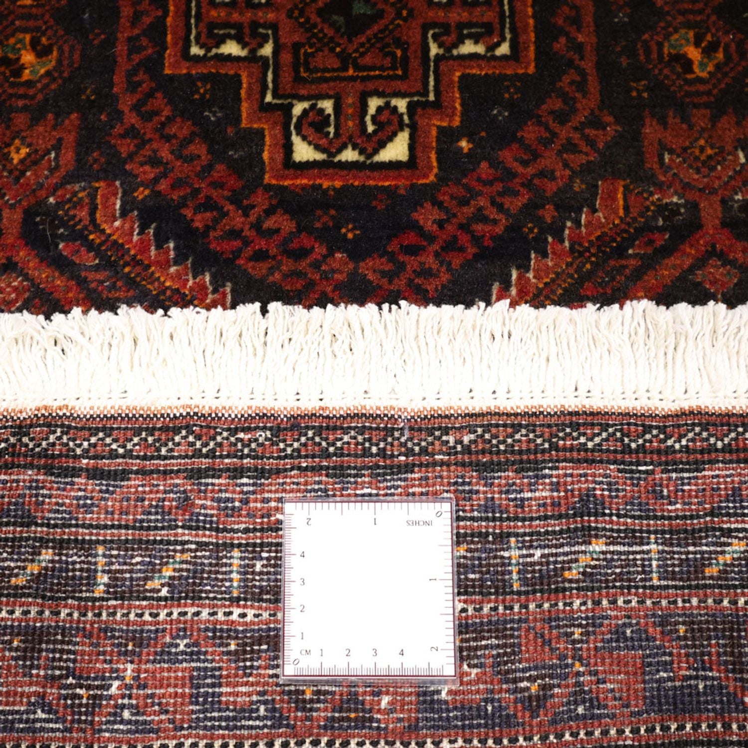 Läufer Belutsch - 194 x 97 cm - dunkelrot