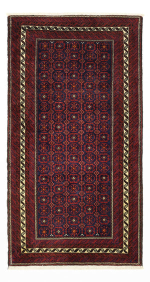 Läufer Belutsch - 185 x 100 cm - dunkelrot