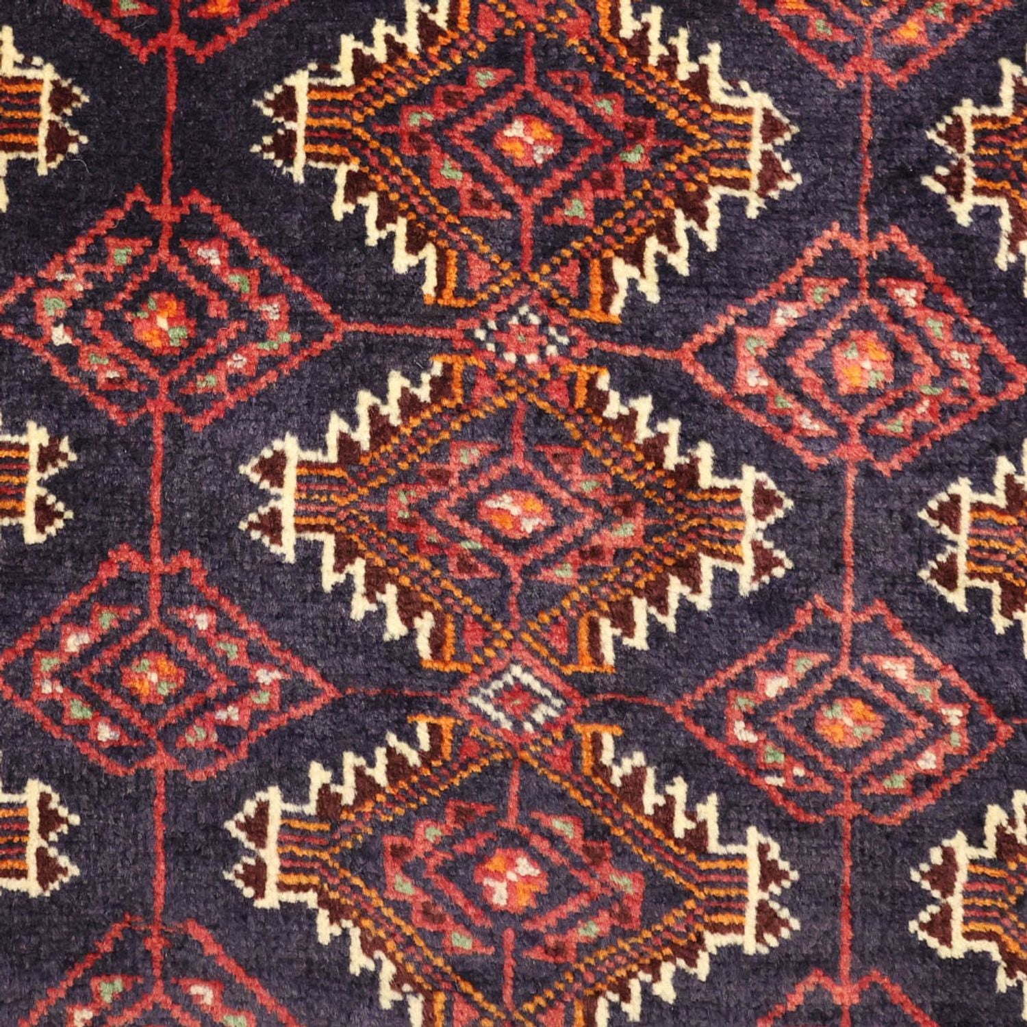 Läufer Belutsch - 197 x 106 cm - dunkelrot