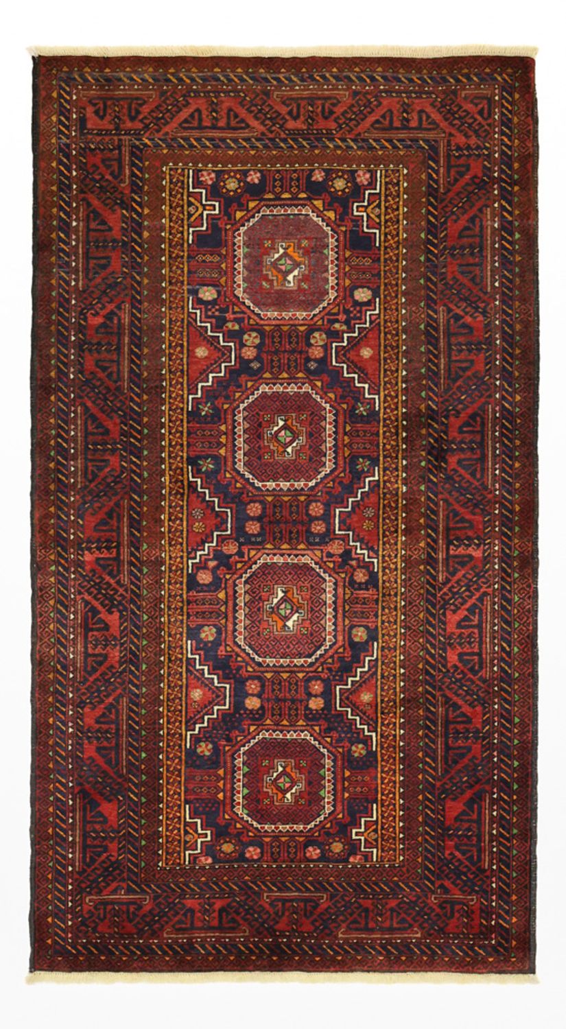 Läufer Belutsch - 188 x 101 cm - dunkelrot