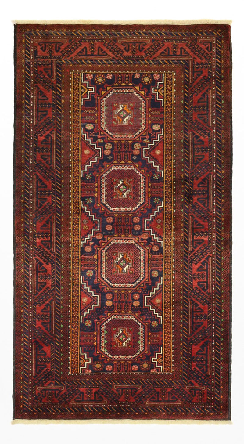 Läufer Belutsch - 188 x 101 cm - dunkelrot