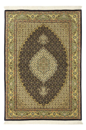 Perserteppich - Täbriz - Royal - 146 x 102 cm - dunkelgrün