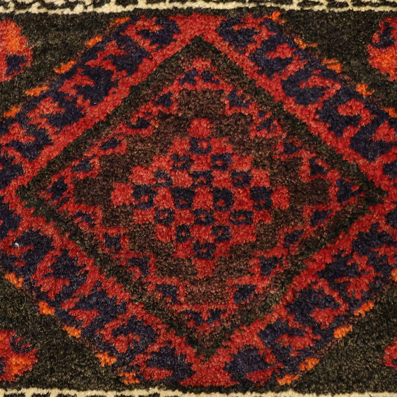 Läufer Belutsch - 194 x 102 cm - dunkelrot