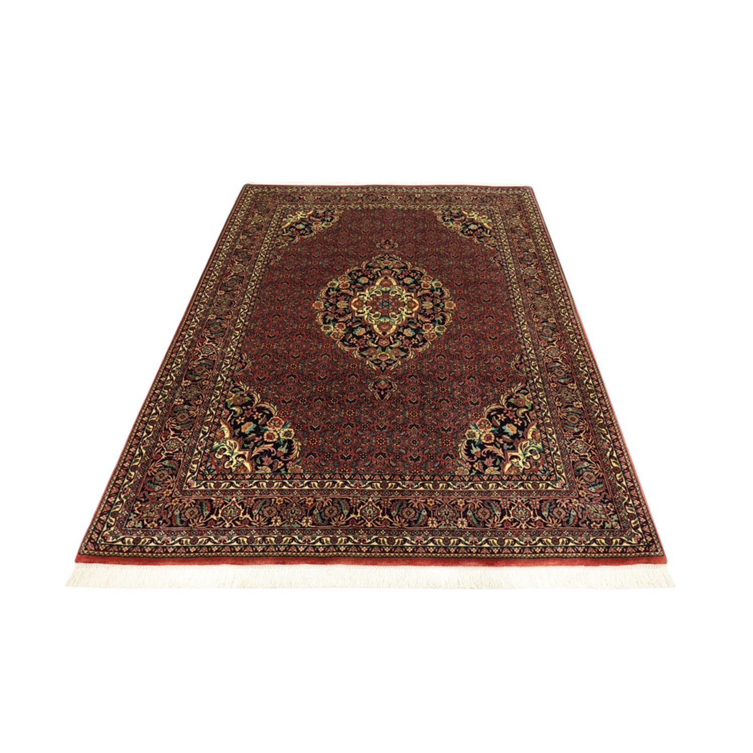 Perserteppich - Bidjar - Royal - 199 x 156 cm - dunkelrot