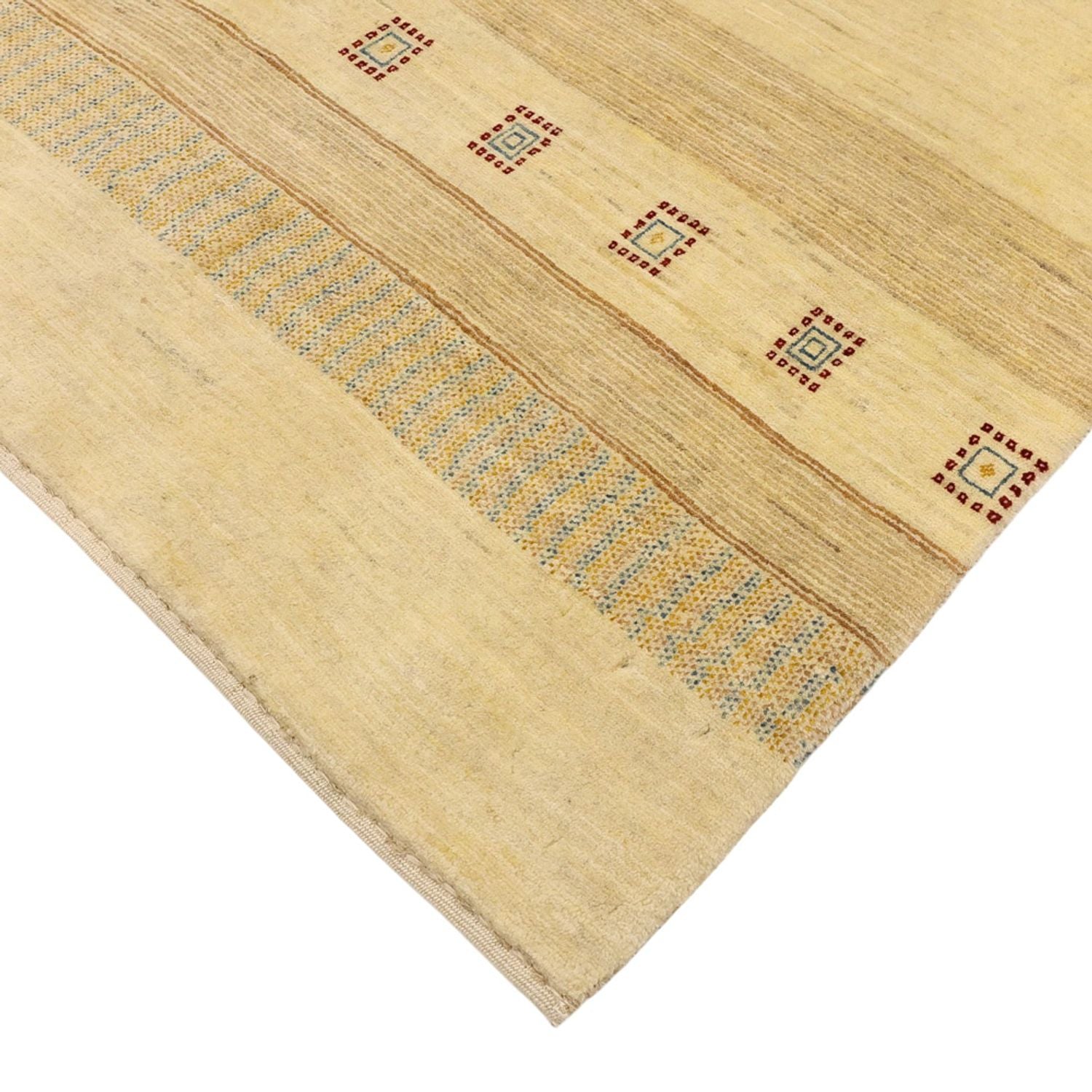 Gabbeh Teppich - Loribaft Perser - 170 x 116 cm - beige