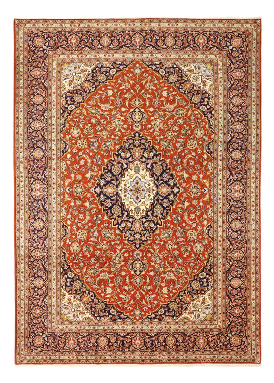 Perserteppich - Keshan - 332 x 239 cm - hellrot