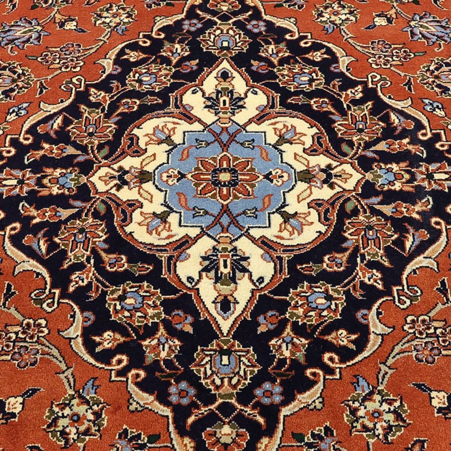 Perserteppich - Keshan - 343 x 247 cm - hellrot