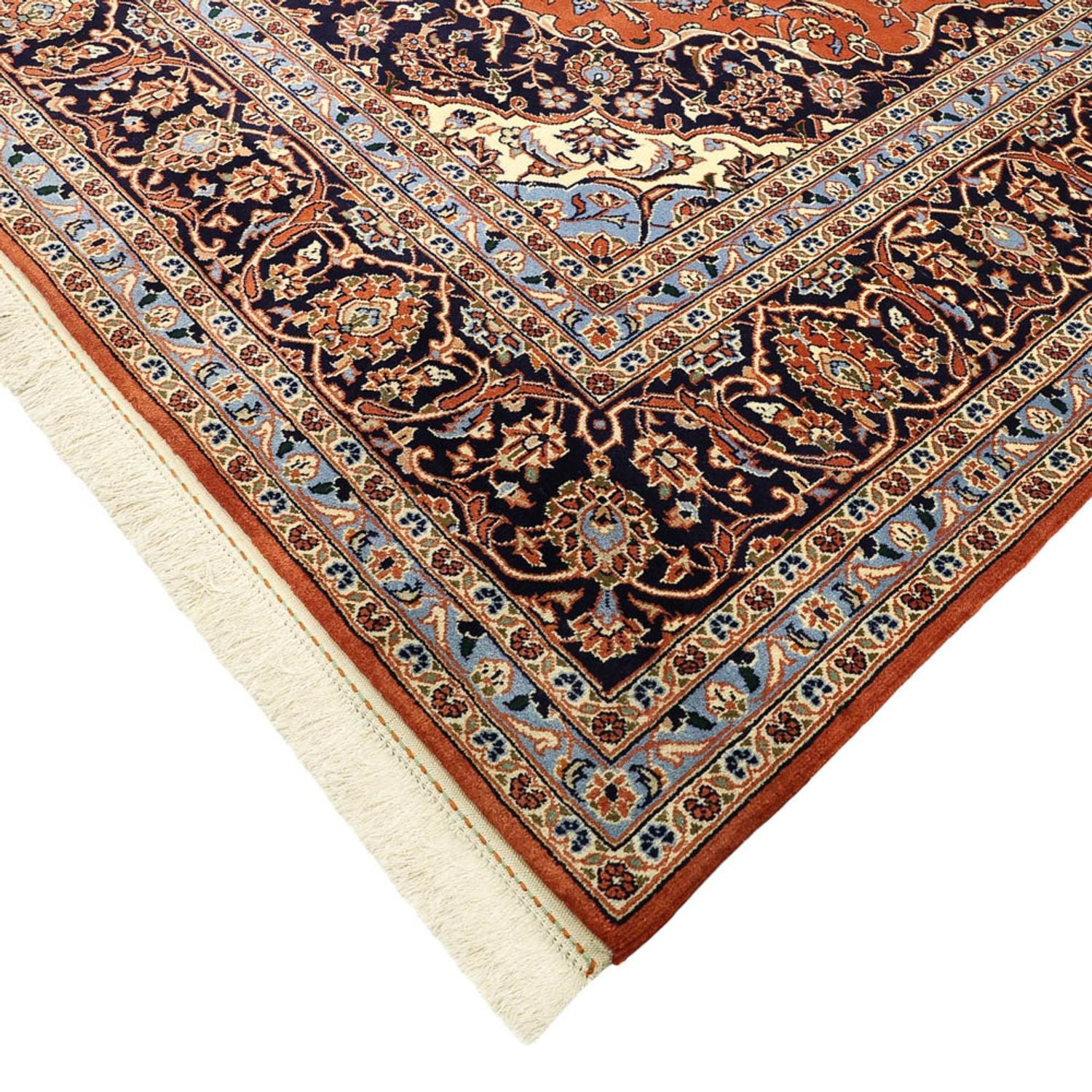 Perserteppich - Keshan - 343 x 247 cm - hellrot