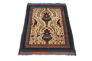 Belutsch Teppich 115 x 80 cm - beige