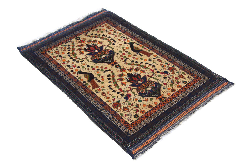 Belutsch Teppich 115 x 80 cm - beige