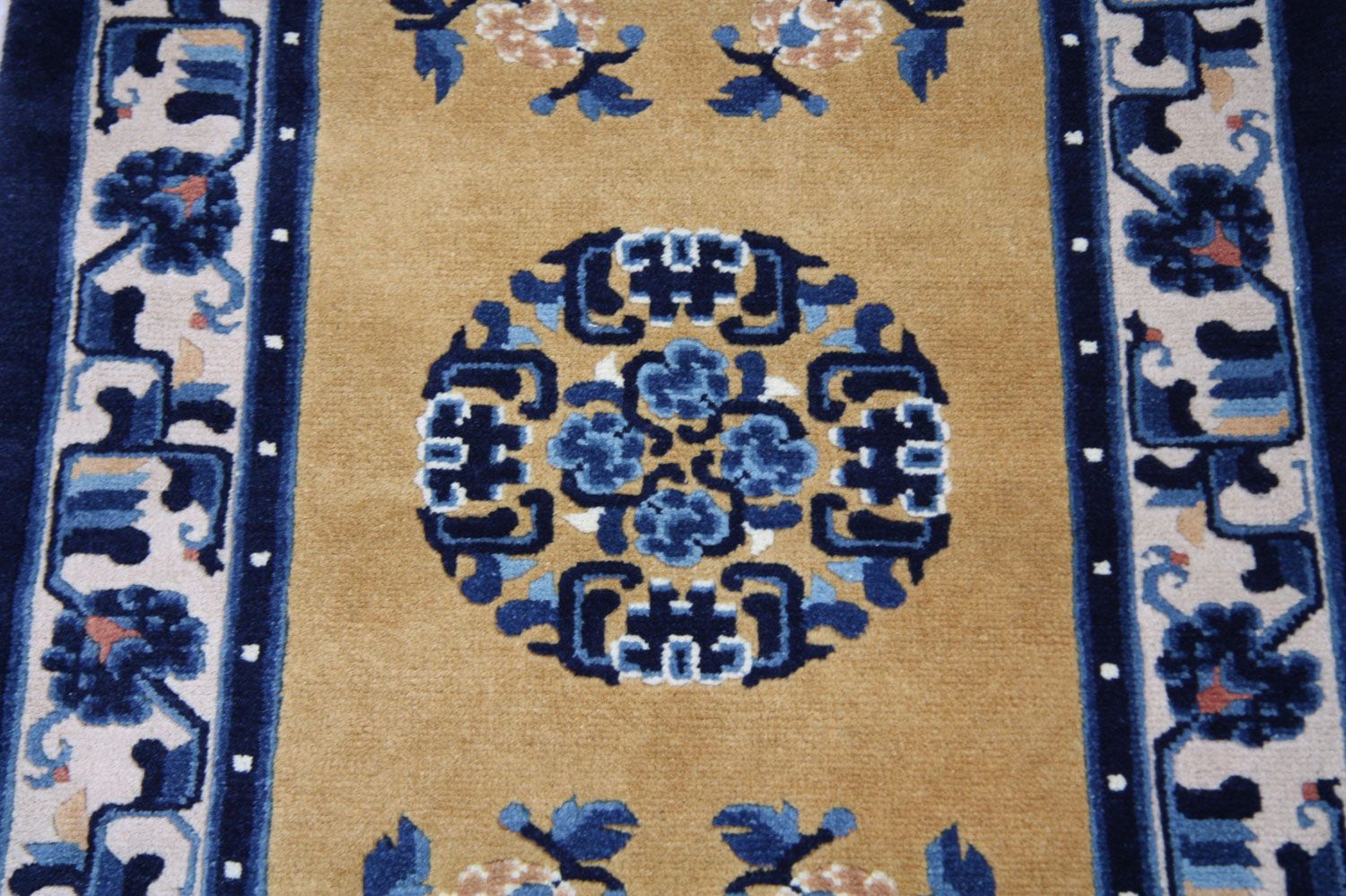China Teppich 137 x 69 cm - blau