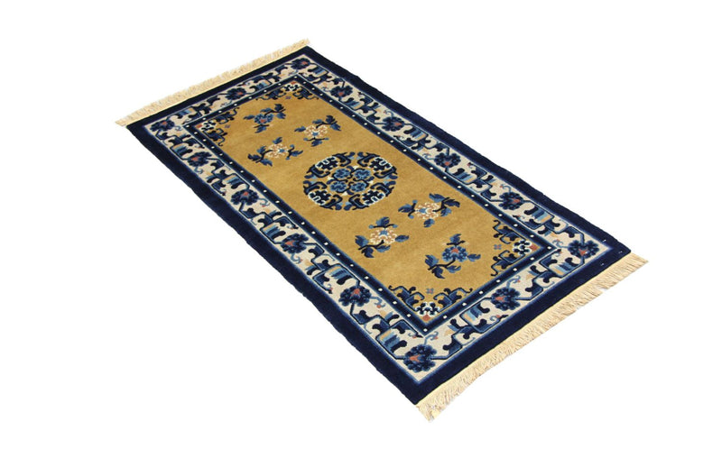 China Teppich 137 x 69 cm - blau