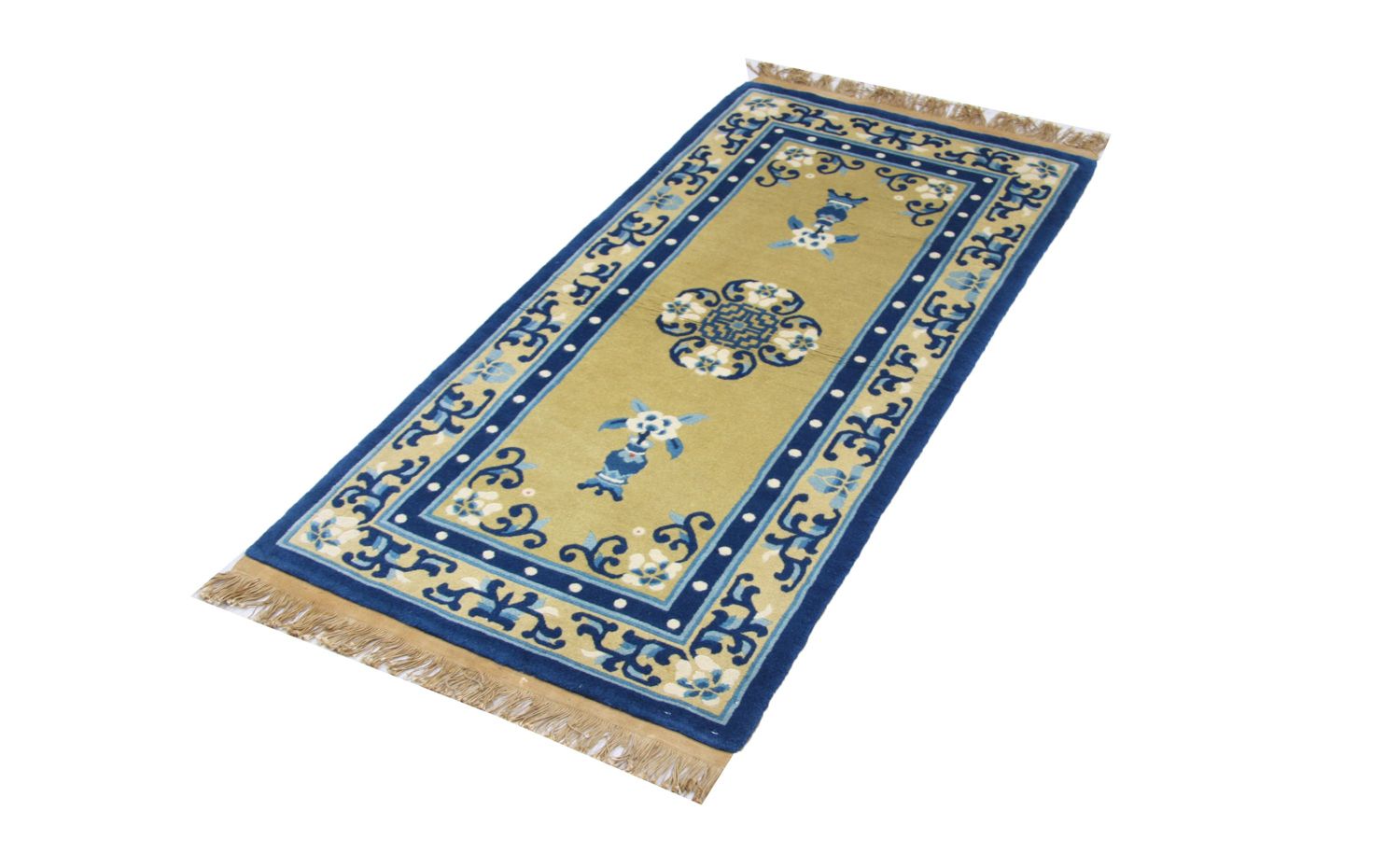 China Teppich 152 x 76 cm - blau