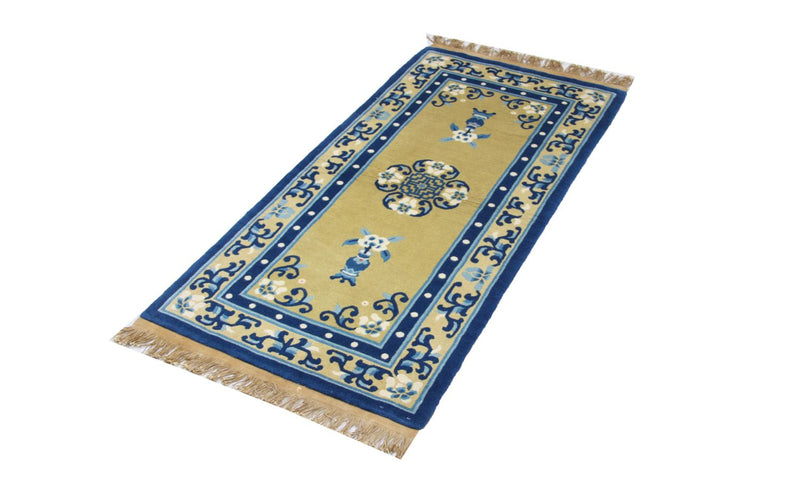 China Teppich 152 x 76 cm - blau