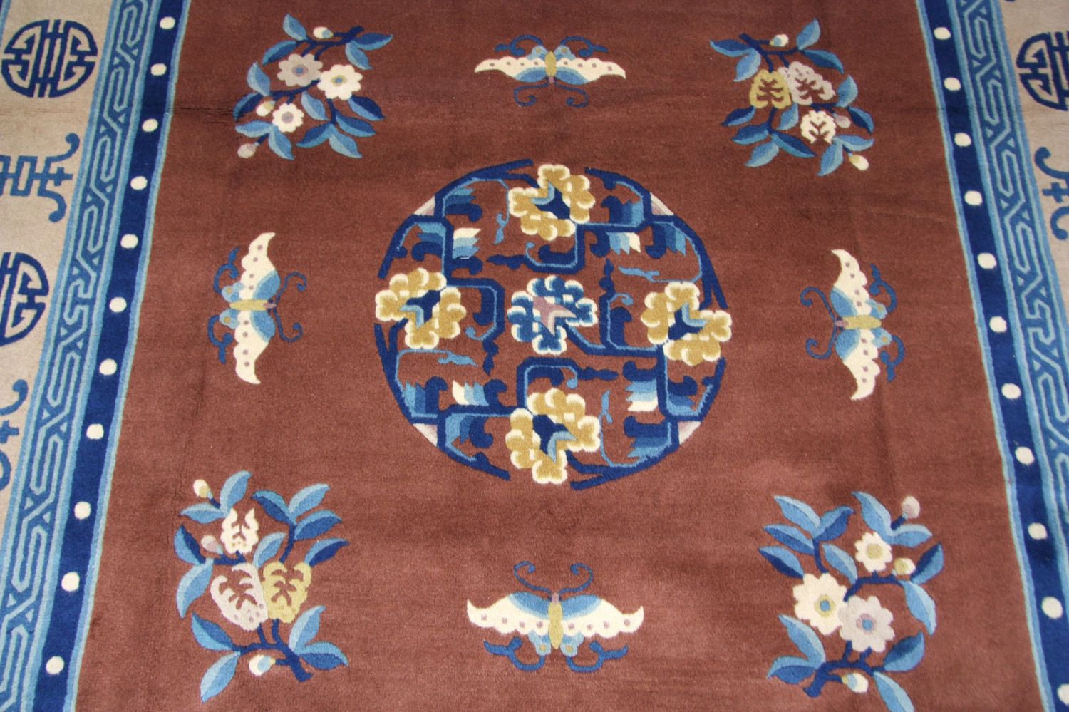 China Teppich 274 x 183 cm - braun
