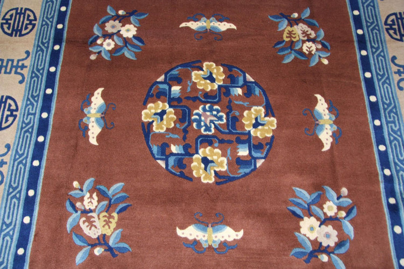 China Teppich 274 x 183 cm - braun