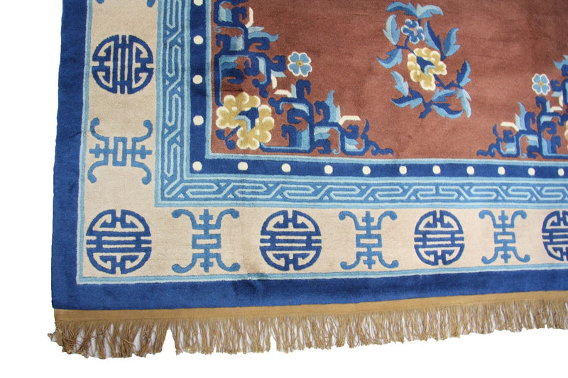 China Teppich 274 x 183 cm - braun