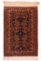 Afghan Teppich 132 x 98 cm - dunkelblau
