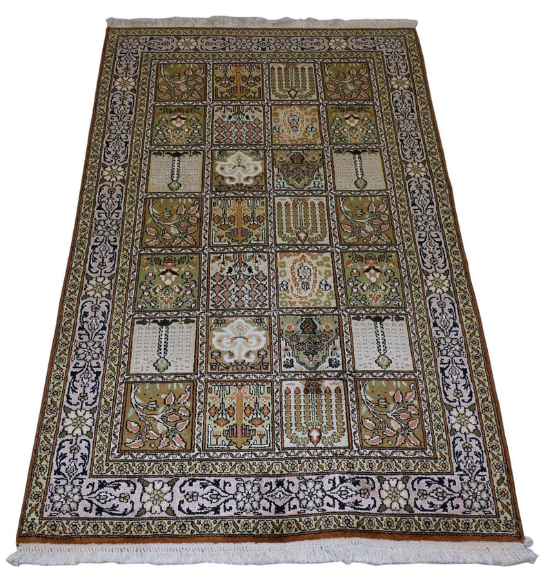 Seidenteppich - Kaschmir Seide 152 x 90 cm Teppichbrücke
