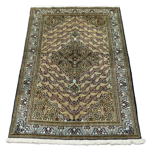 Seidenteppich - Ghom Seide - Premium 163 x 109 cm Teppichbrücke