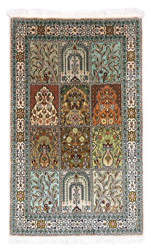Seidenteppich - Kaschmir Seide 151 x 95 cm Teppichbrücke
